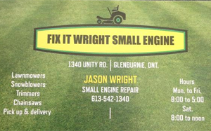 Fix It Wright Small Engine - Logo