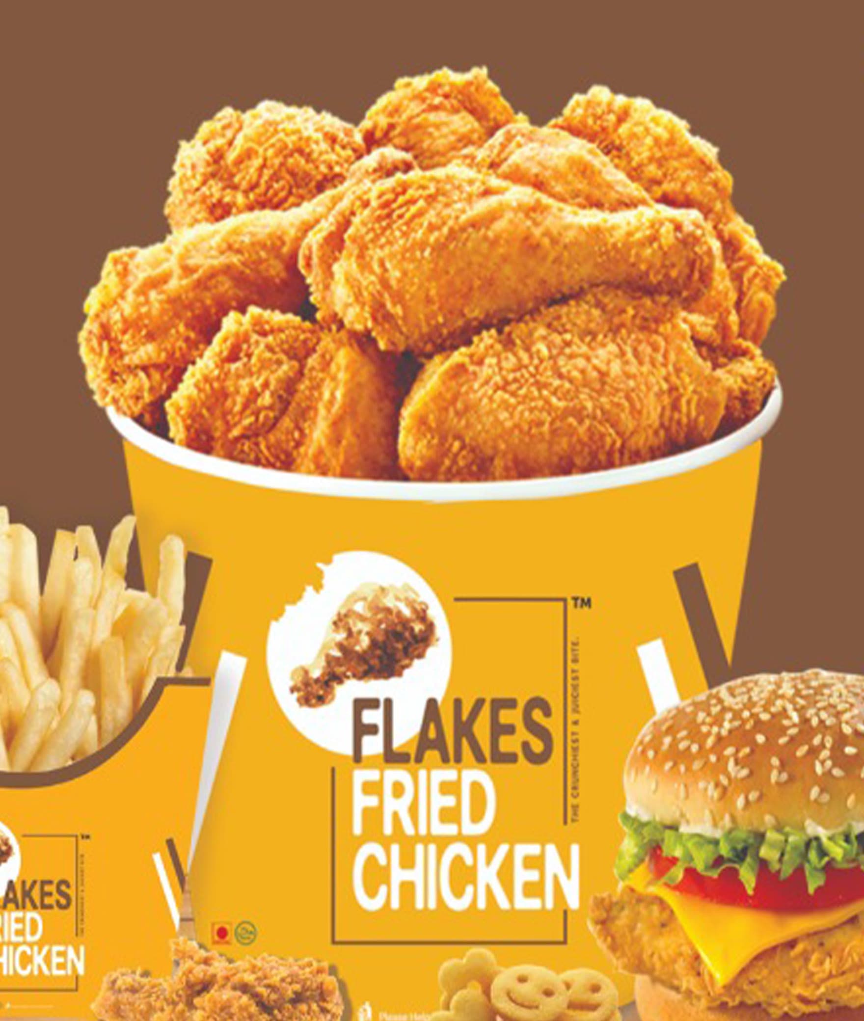 Flakes Fried Chicken - Logo