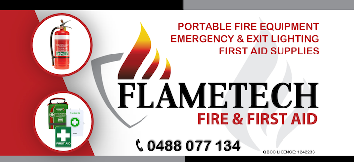 Flametech Fire & First Aid - Logo