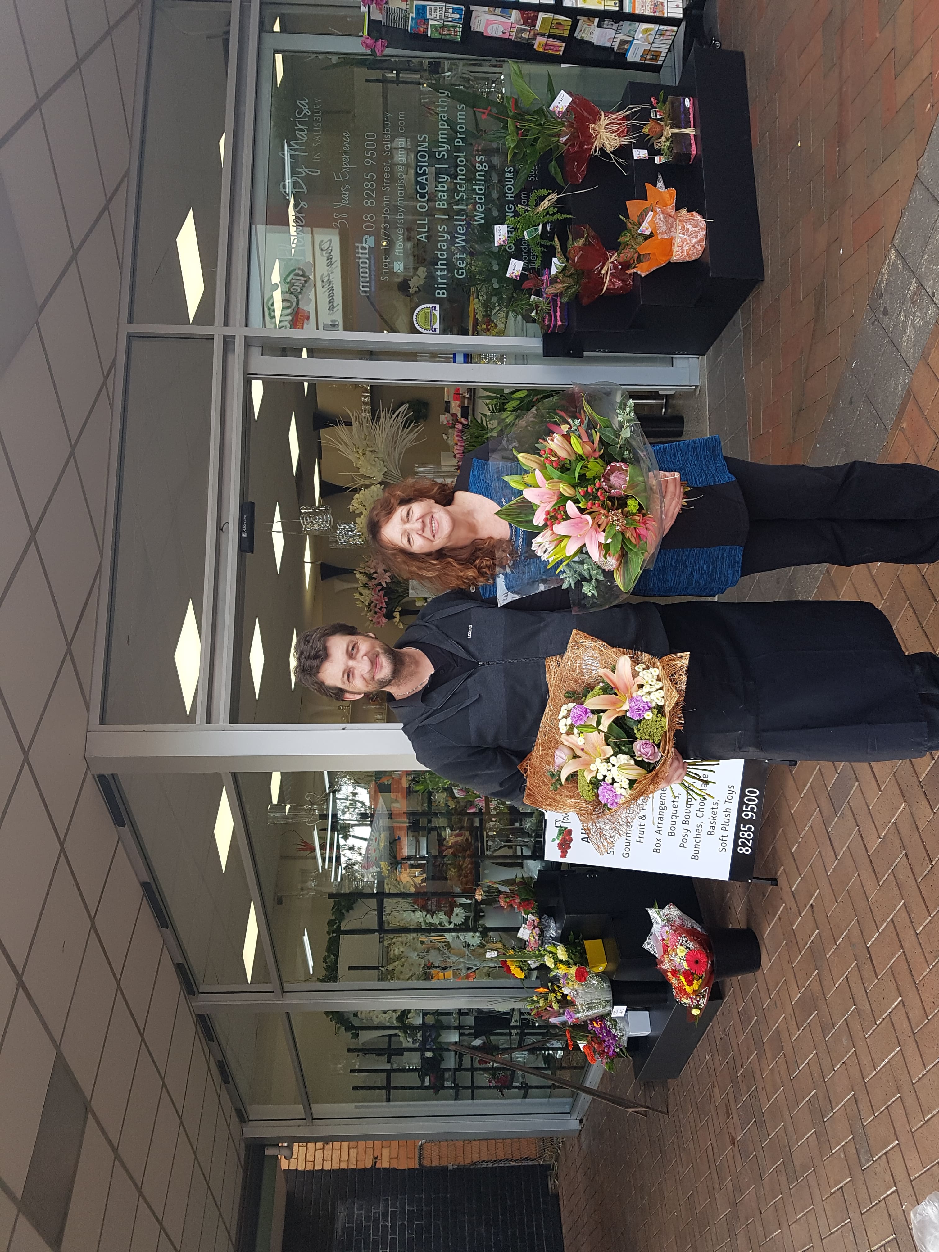 Flowers by Marisa Salisbury Florist Shop - Logo