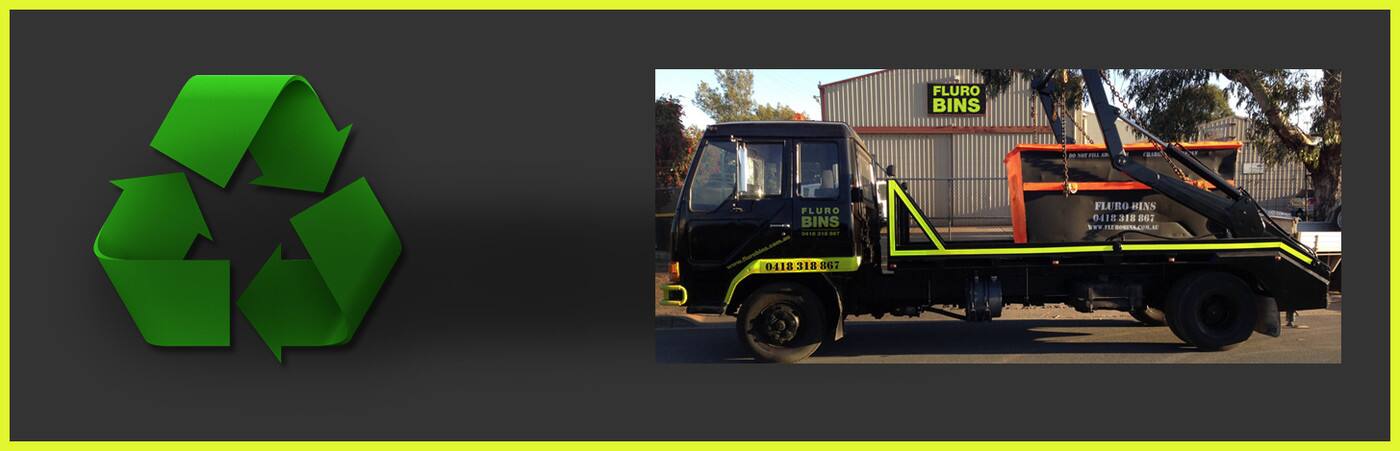Fluro Bins - Skip Bin Hire Adelaide - Logo