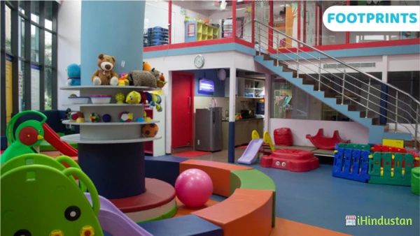 Footprints: Play School & Day Care Creche (Film City, S - Logo