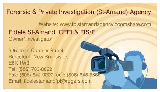Forensic &a; Private Investigation (St-Amand) Agency - Logo