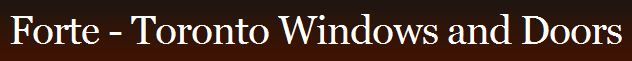 Forte Windows &a; Doors - Logo