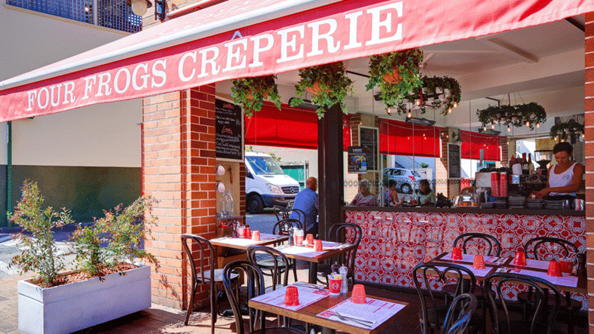 Four Frogs Creperie Mosman - Logo