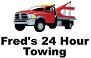 Fred&s;s 24 Hour Towing - Logo