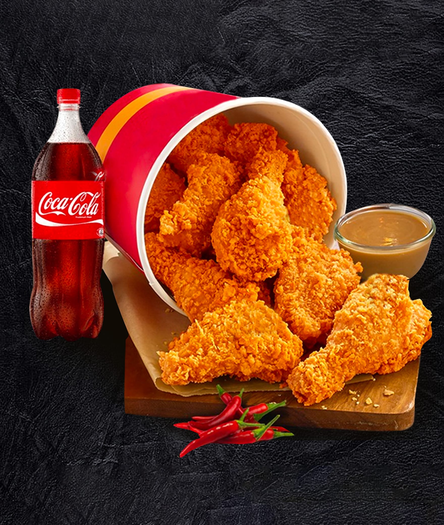 Fried Check-In (Fried Chicken, Burger & Shakes) - Logo