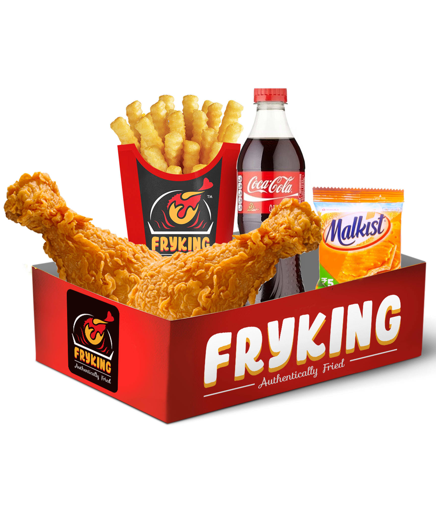 Fryking (Authentically fried) - Logo
