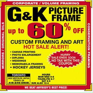 G&a;K Picture Frame Warehouse - Cover photo