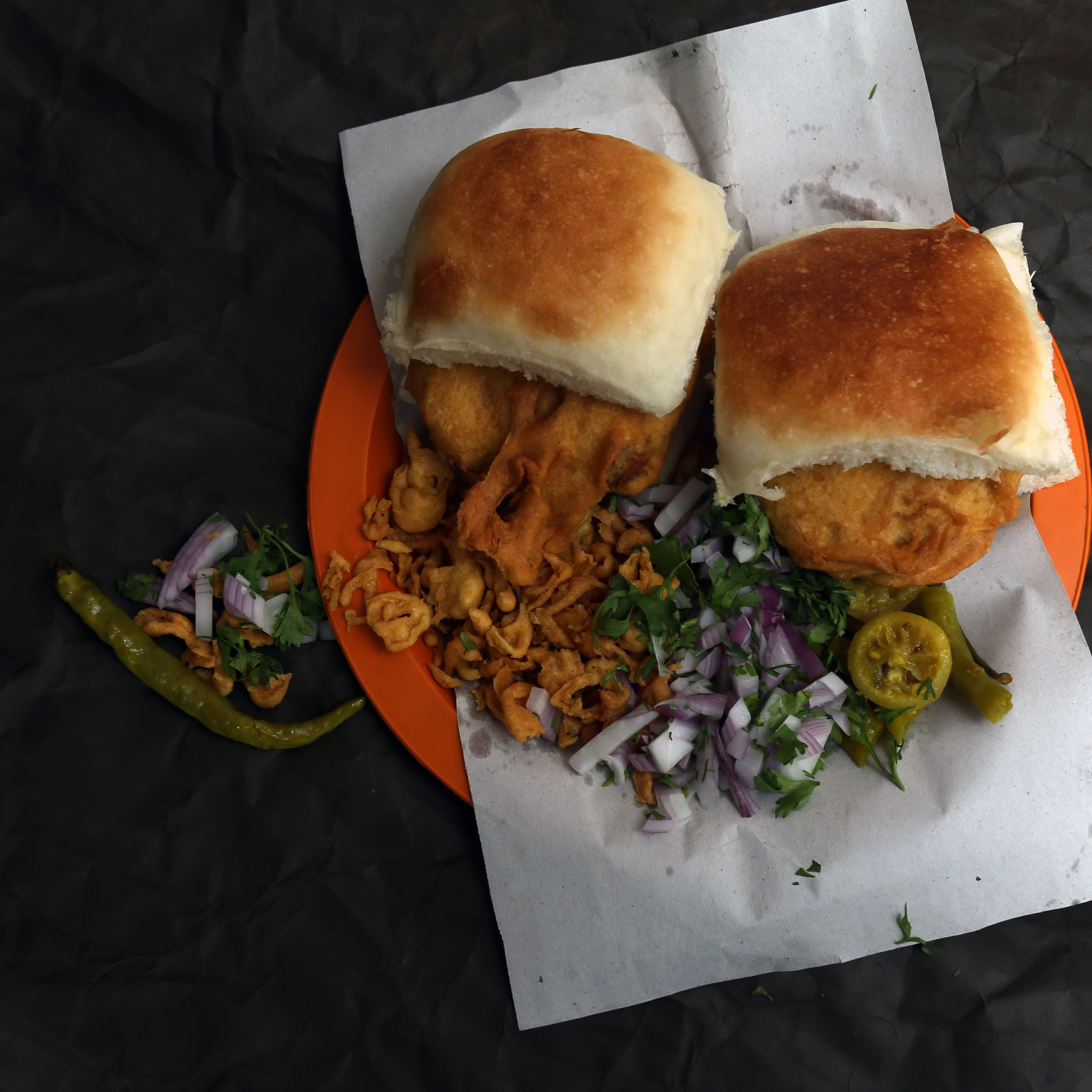 Garden Vada Pav Centre - Logo