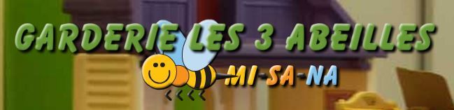 Garderie éducative les Trois Abeilles Mi-Sa-Na - Logo