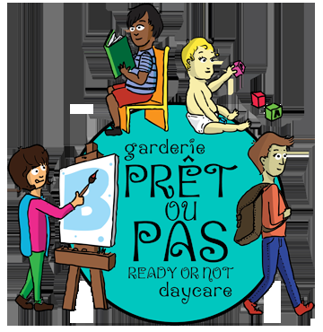 Garderie Prêt ou Pas / Ready or Not Daycare - Logo