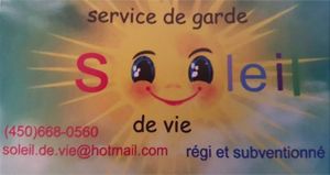 Garderie Soleil de Vie - Cover photo