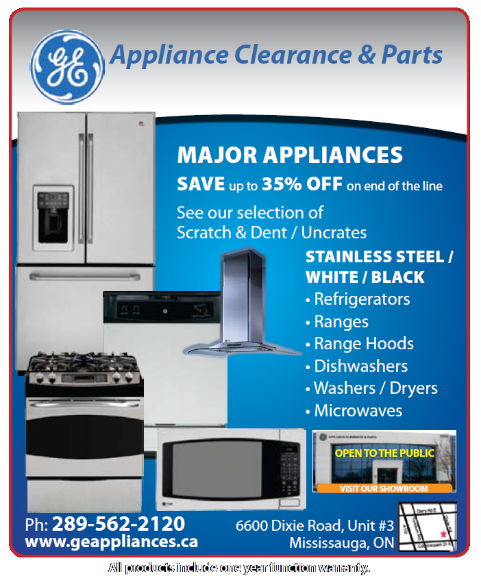 GE Appliance Clearance &a; Parts Centre - Logo