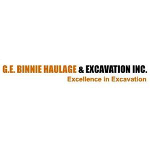 G. E. Binnie Haulage &a; Excavation Inc. - Logo