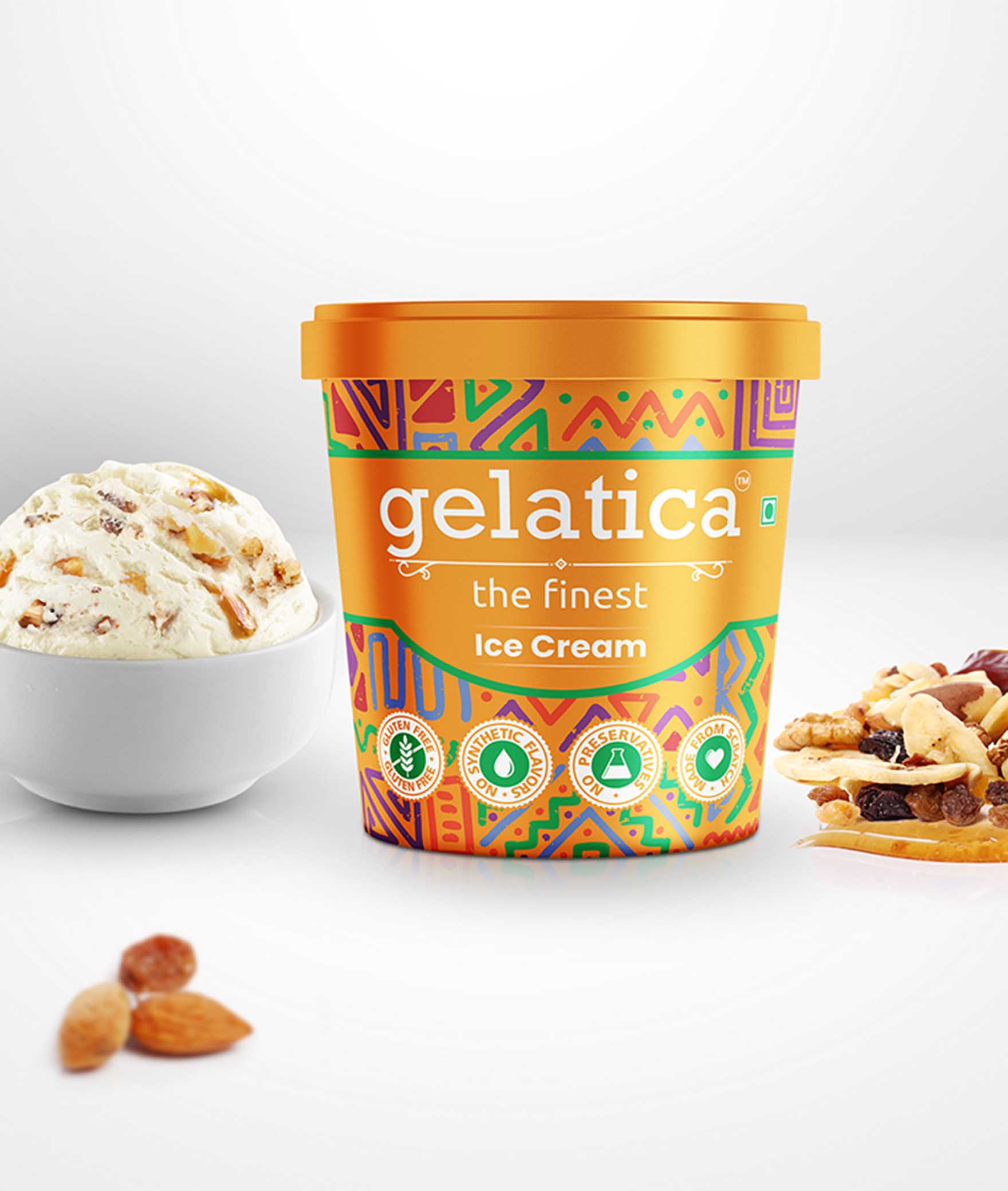 Gelatica Gelato - Ice Cream & Sorbet The finest - Logo