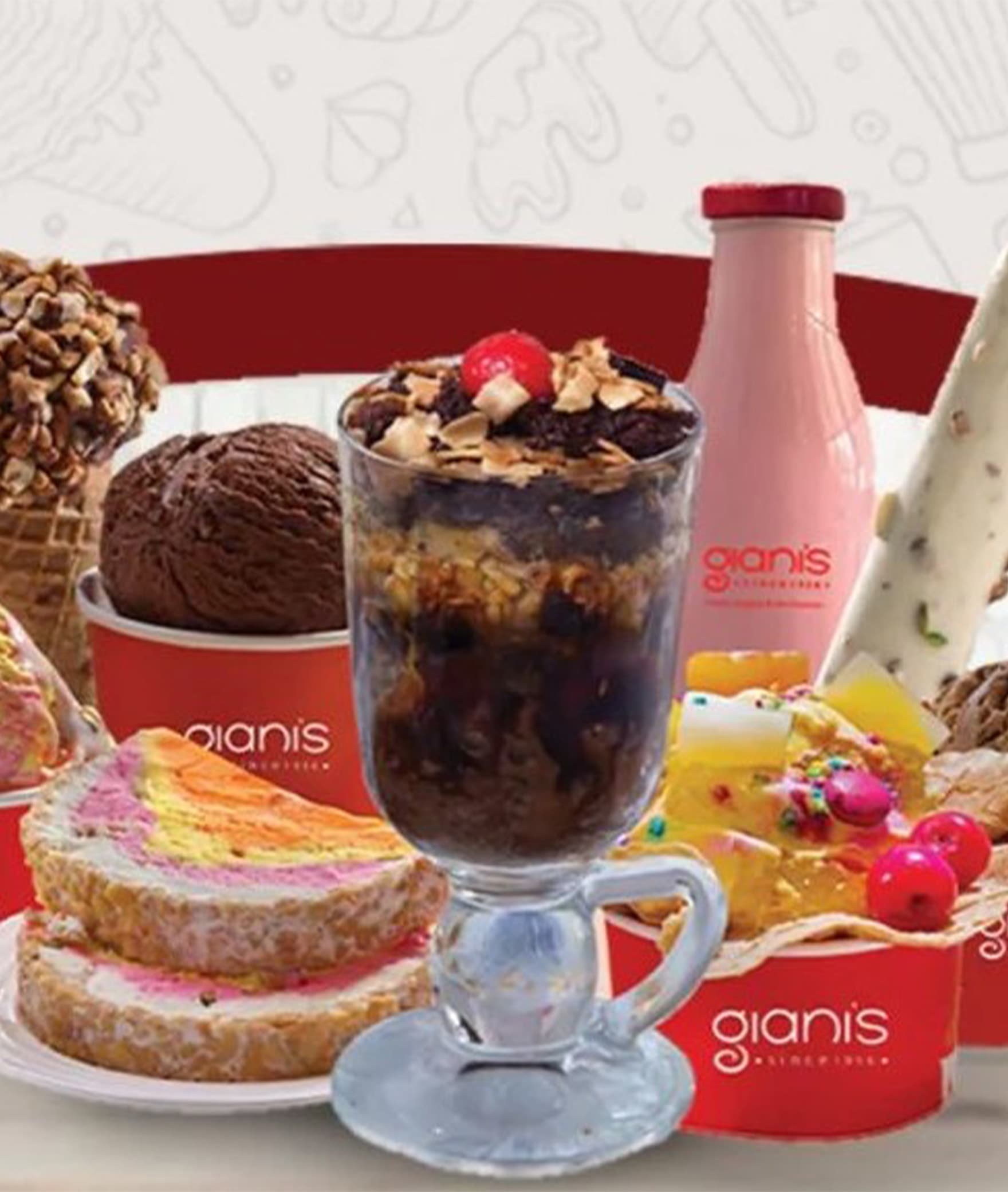 Gianis - Ice Cream, Shakes & Sundaes - Logo