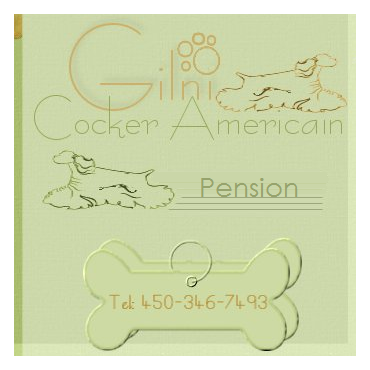 Gilni Cocker (Pension Auberge pour chiens) - Logo