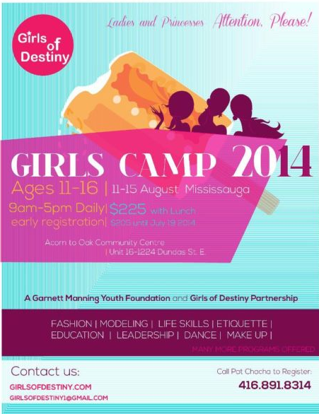 Girls of Destiny Summer Camp - Logo