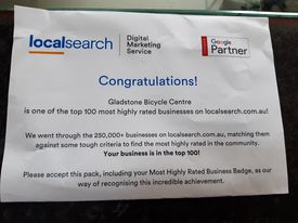 Gladstone Bicycle Centre - Cover photo