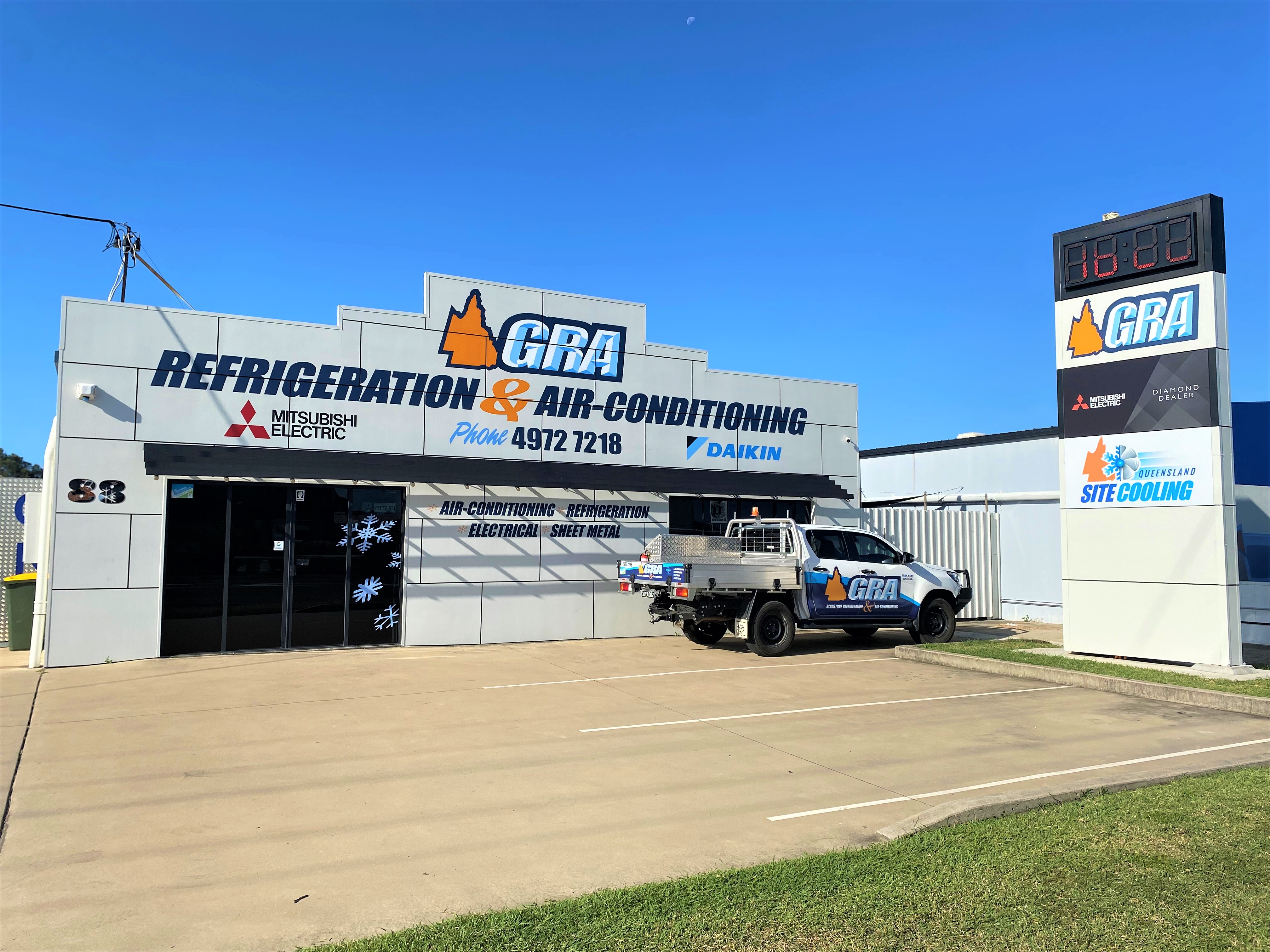 Gladstone Refrigeration & Air-Conditioning - Logo