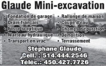 Glaude Mini-Excavation - Logo