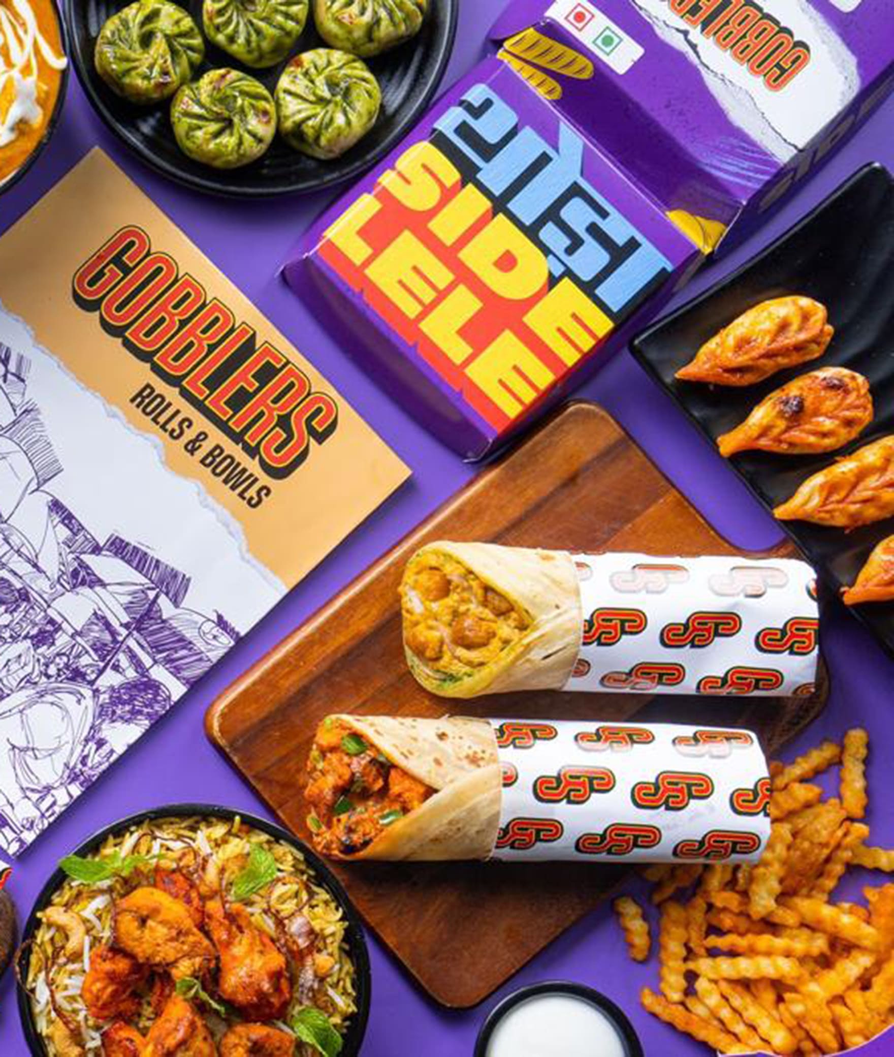 Gobblers Rolls & Bowls - Logo