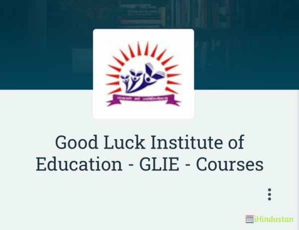 Good Luck Institute of Education - GLIE - Courses - Logo