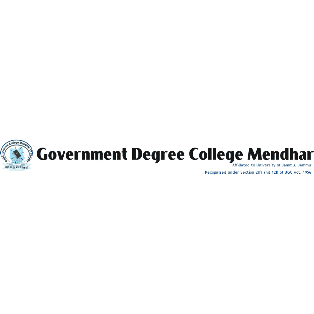 Goverment Degree College Mendhar (GDCM) - Logo