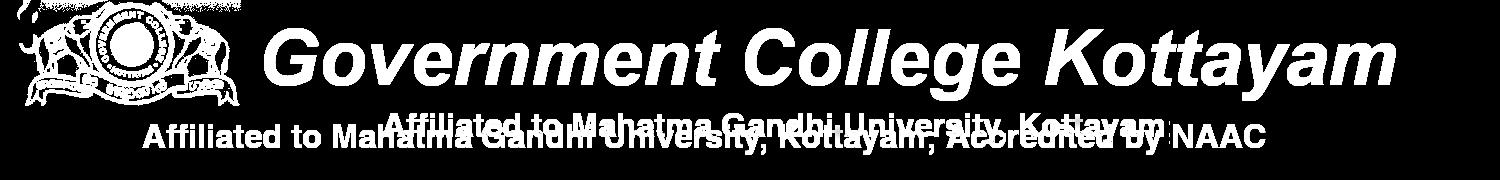 Government College (GC), Kottayam - Logo