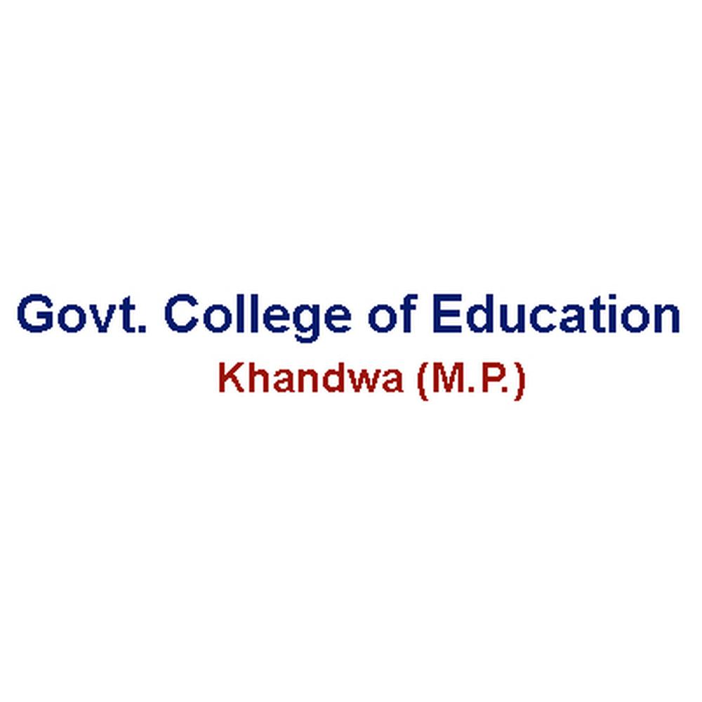 Govt. College of Education (GCE), Khandwa - Logo
