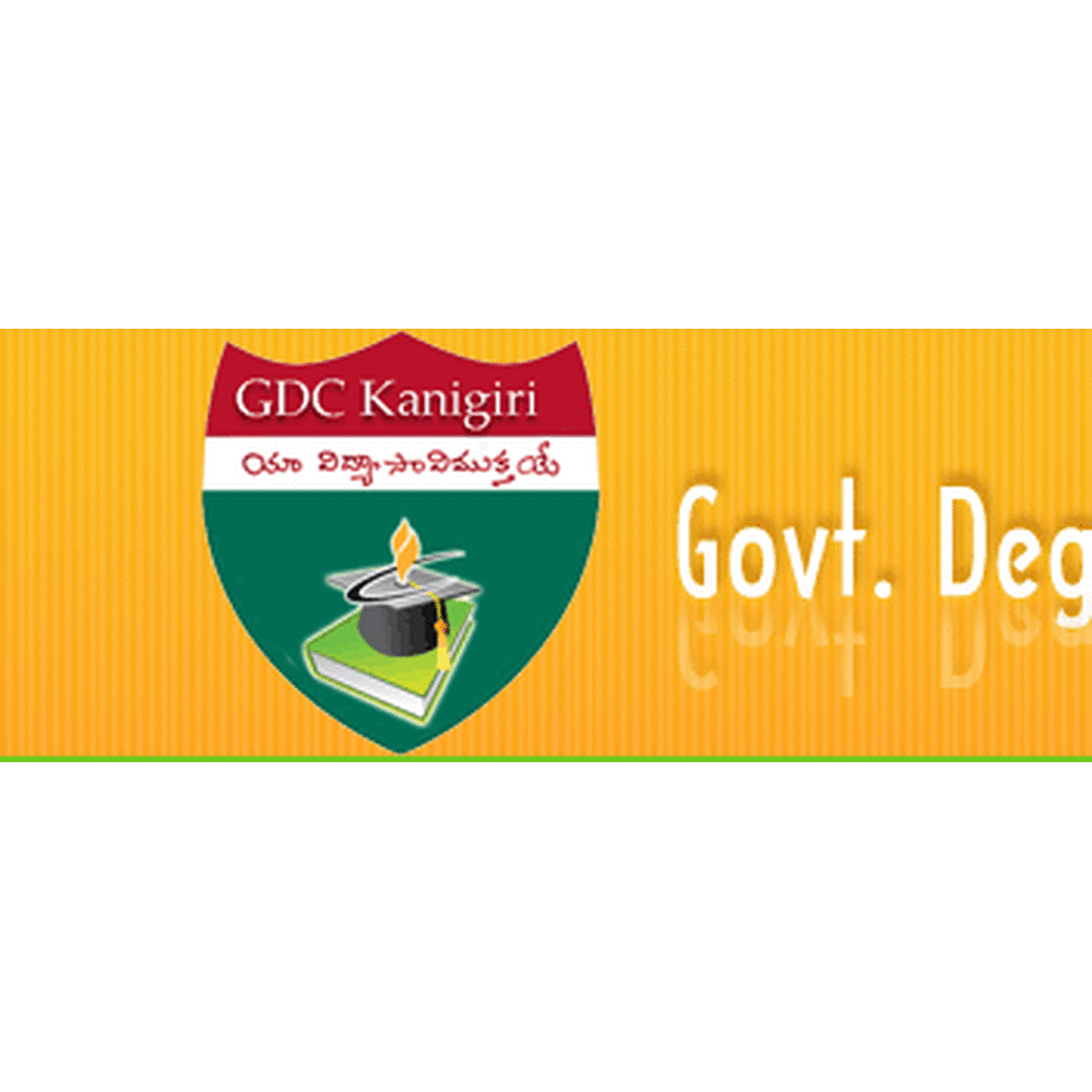 Govt. Degree College (GDC), Kanigiri - Logo