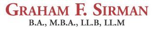 Graham F. Sirman Barrister &a; Solicitor - Logo
