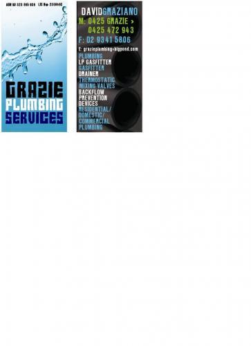 Grazie Plumbing - Logo
