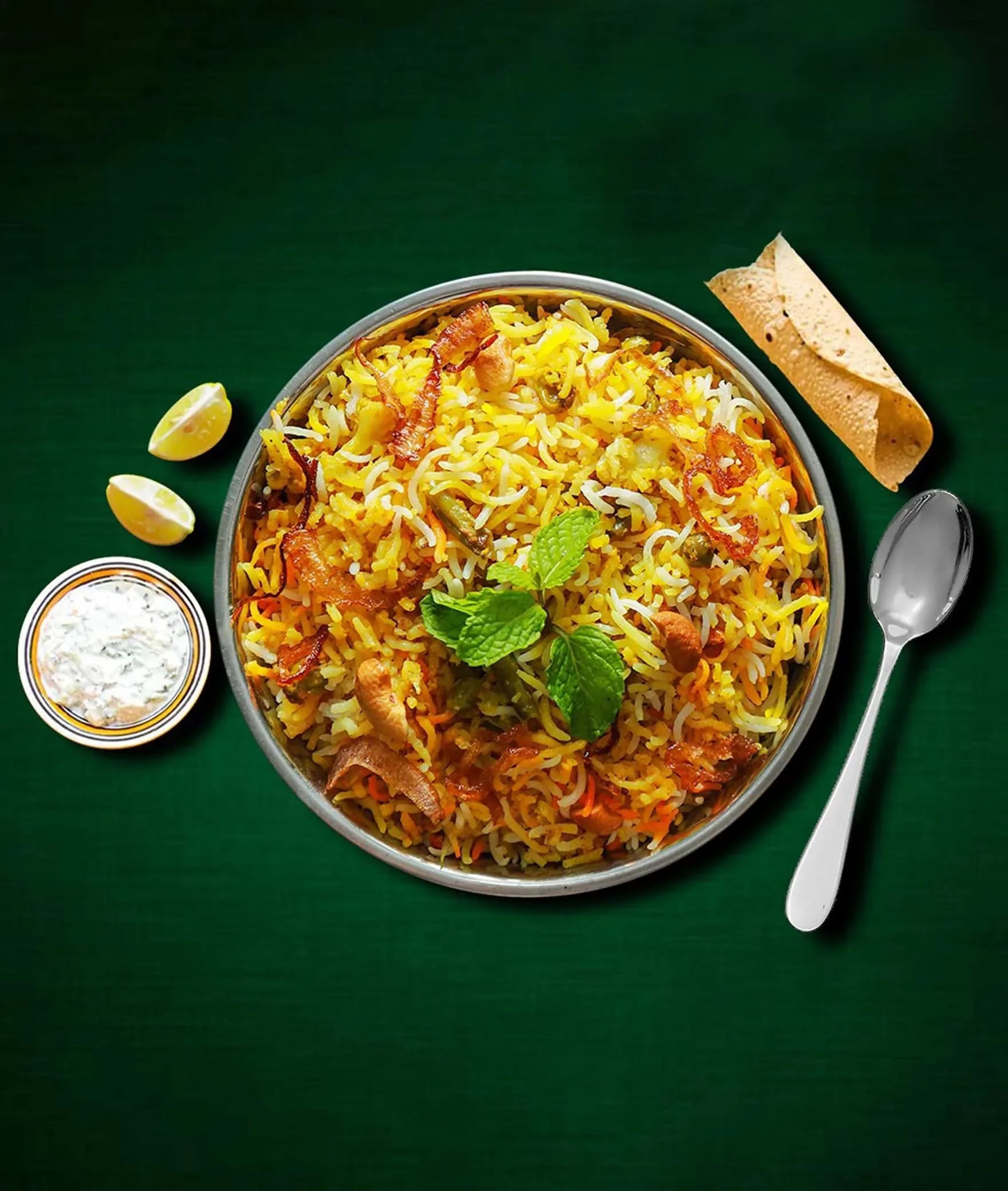 Green Dot Biryani - Logo