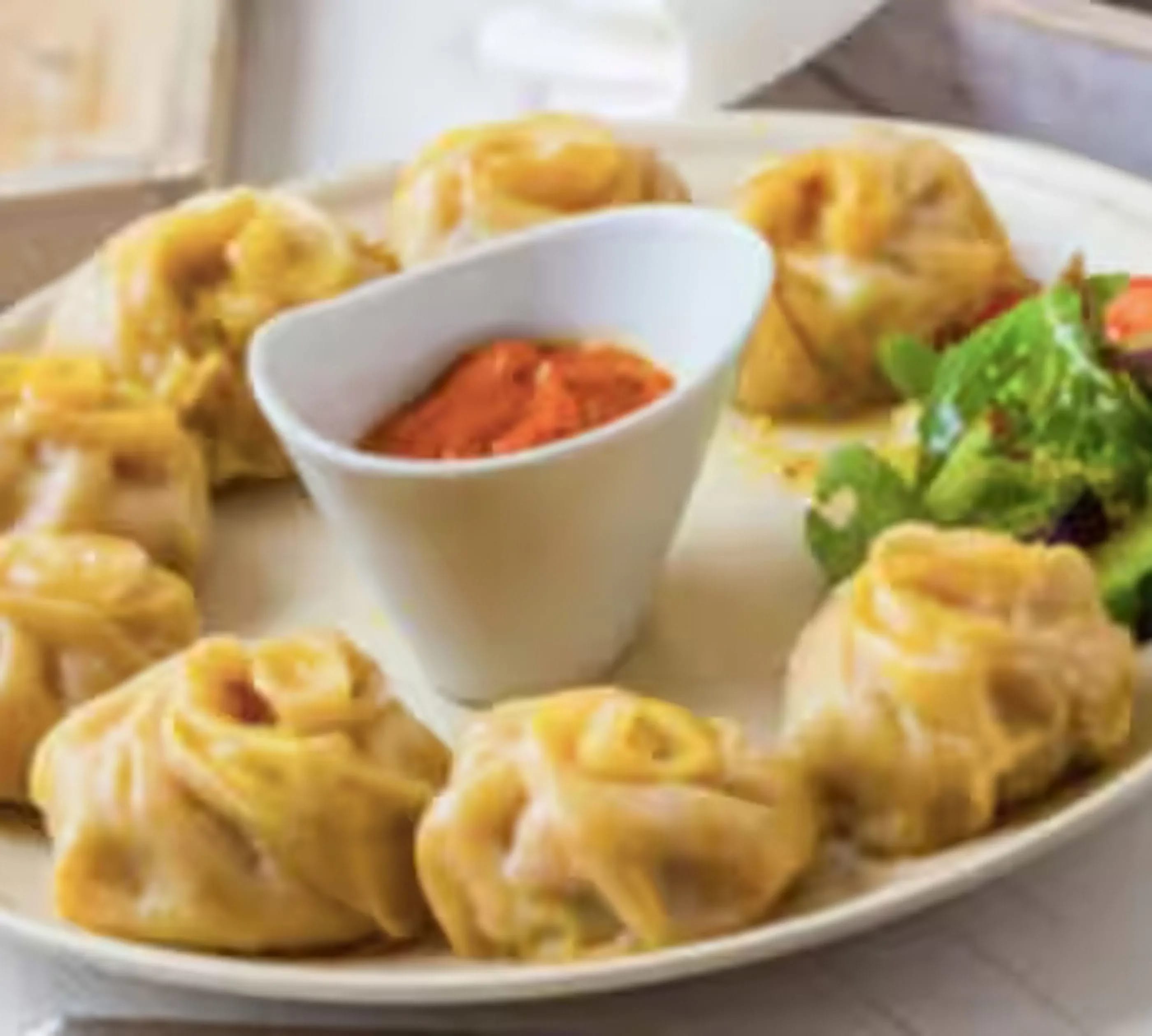 Green Dot Momos - Logo