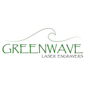 Green Wave Laser Engravers - Logo