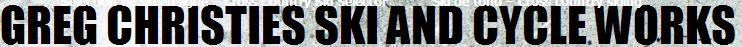 GREG CHRISTIES SKI AND CYCLE WOR - Logo