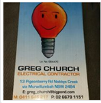 Greg Church Electrical - Logo