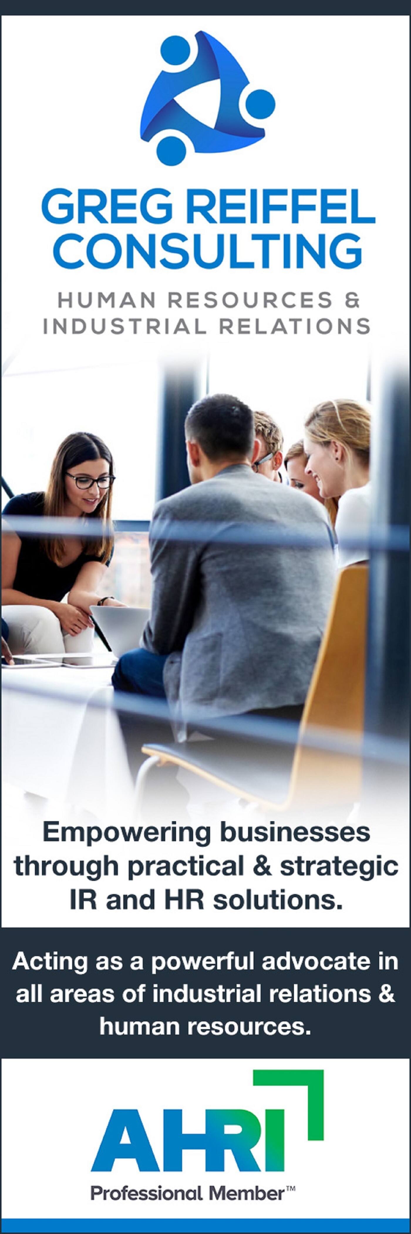 Greg Reiffel Consulting - Cover photo