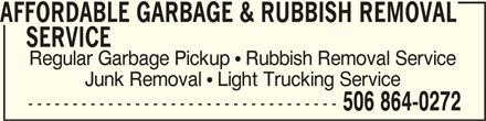 Greg&s;s Light Trucking &a; Garbage/Rubbish Removal - Cover photo