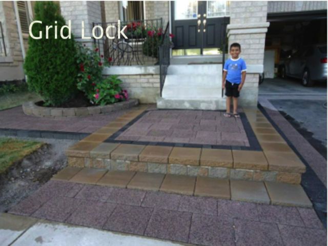 Grid Lock Interlocking &a; Landscaping - Logo