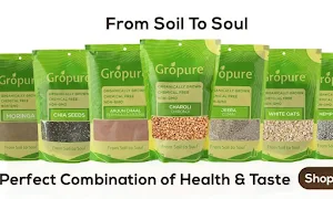 Gropure Organic Farm - Logo