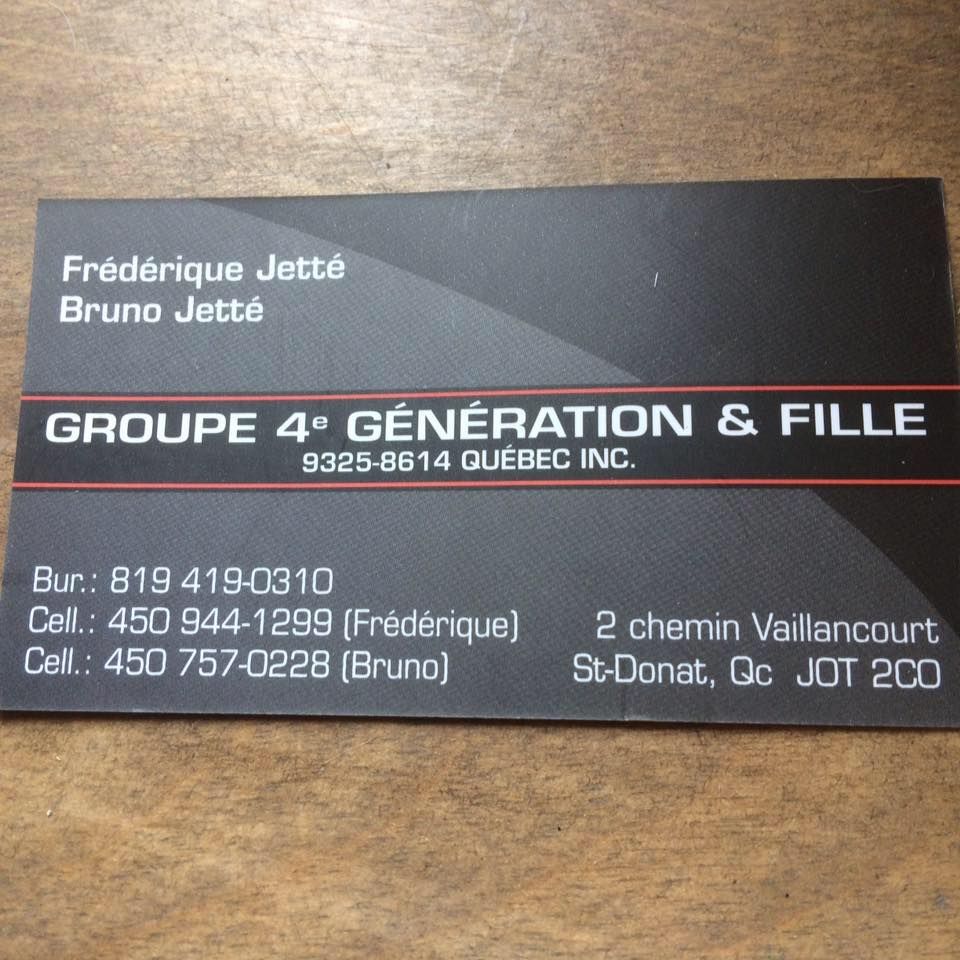 Groupe 4ième Génération et Fille - Cover photo