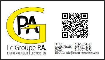 Groupe P.A. Électrique - Logo
