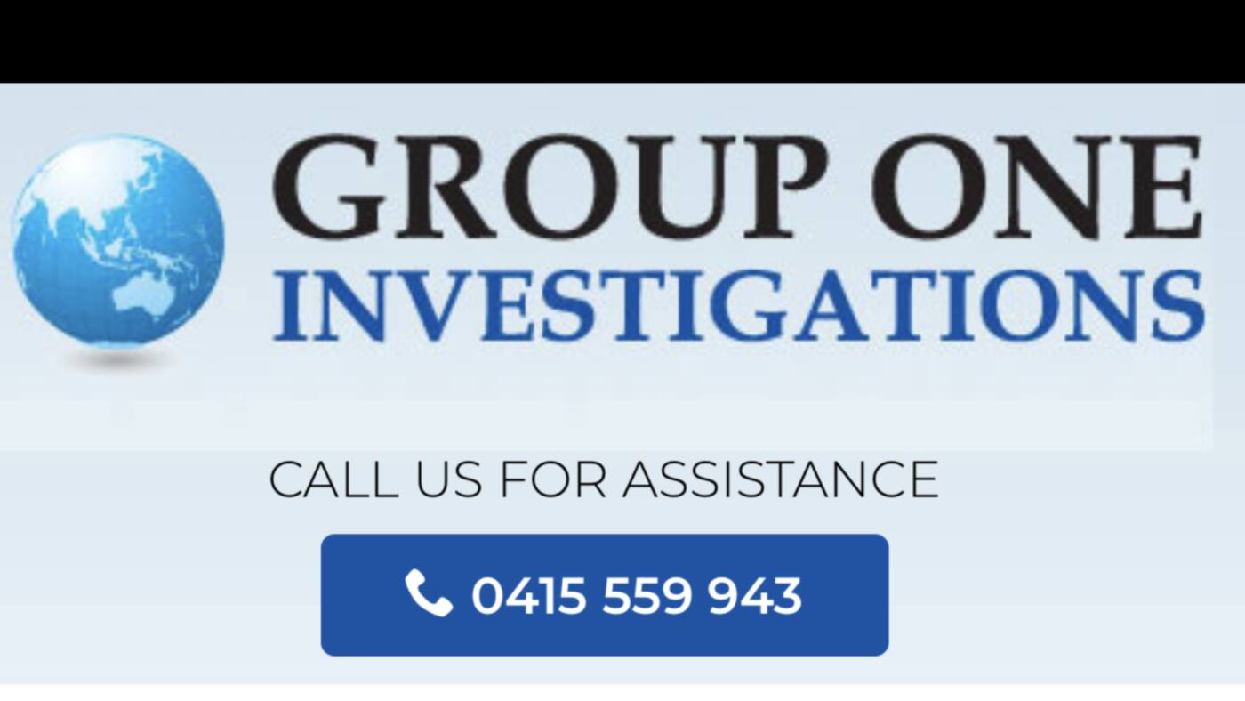 Group One Investigations - Cover photo