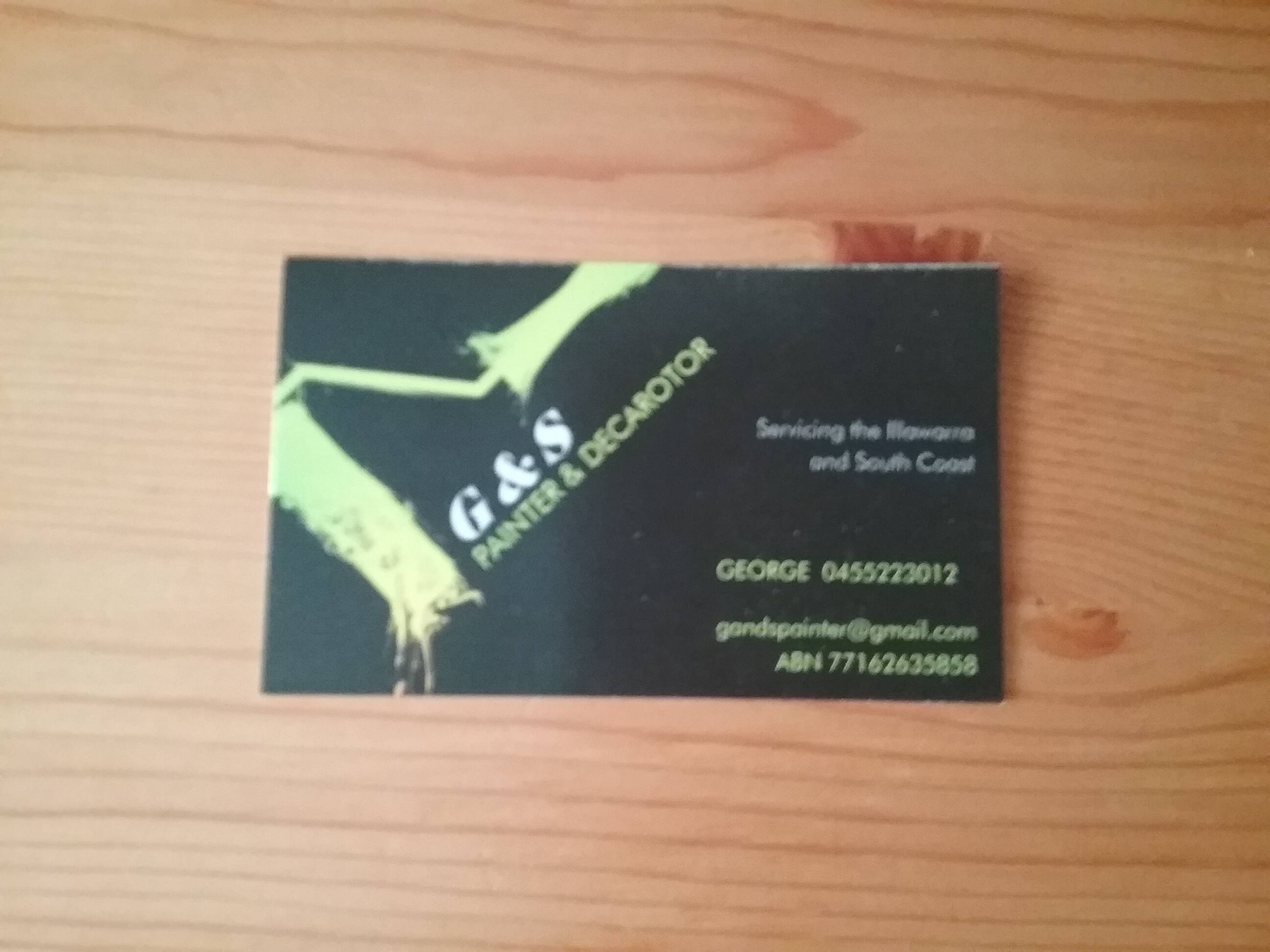 G&S Painter and Handyman - Cover photo
