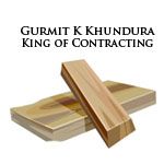 Gurmit K Khundura King of Contracting - Logo