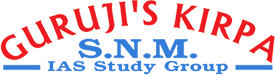 Guruji's Kirpa SNM IAS Study Group - Logo