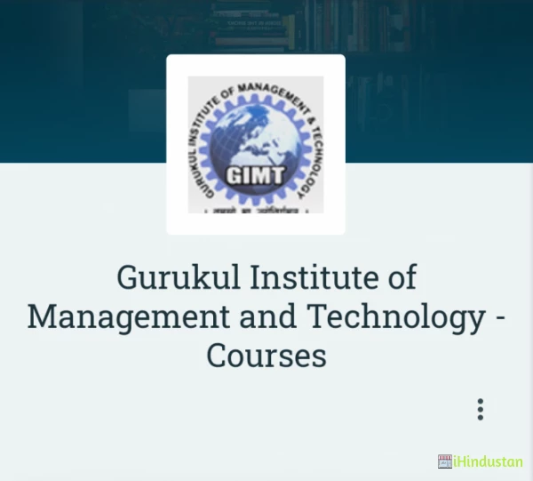 Gurukul Institute of Management and Technology - Course - Logo